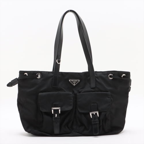 PRADA 包袋 尼龙+皮革  85新