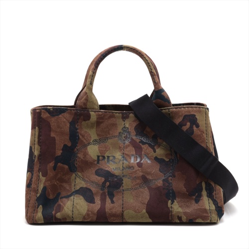 PRADA 包袋 帆布  85新